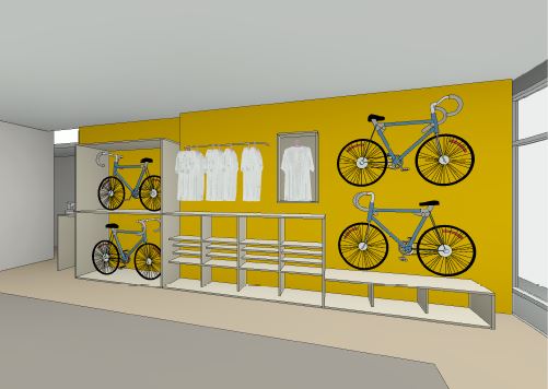 Change of Use for a bike training facility and retail space